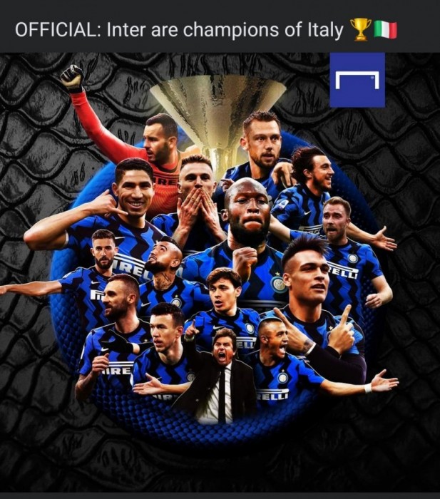 Inter are champions of italy